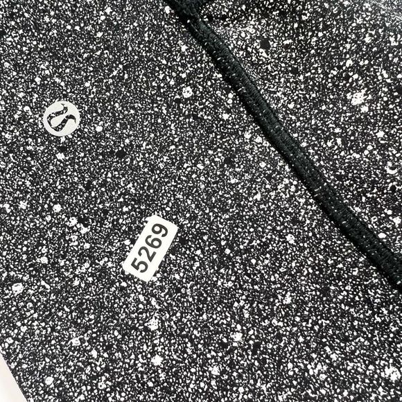 Lululemon Align Leggings Women's 8 Luminesce Splatter Ice Gray Black Pull-On - Picture 10 of 10
